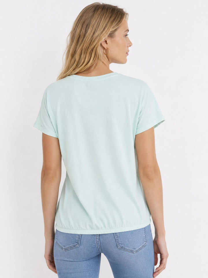 SOQUESTO Damen T-Shirt Pailletten
