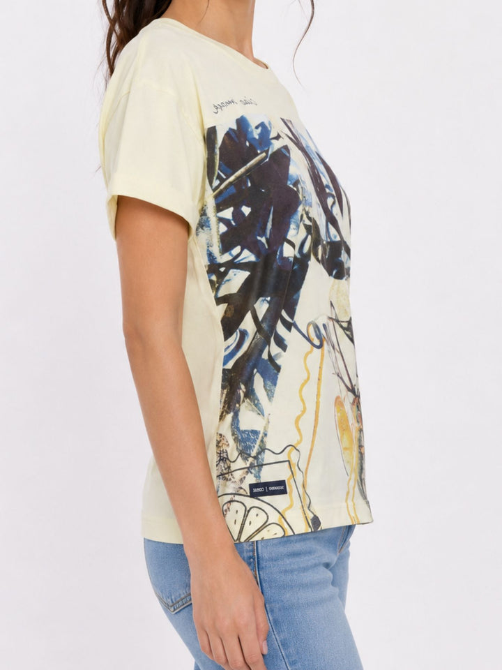 SOQUESTO T-Shirt Damen Schlüsselloch