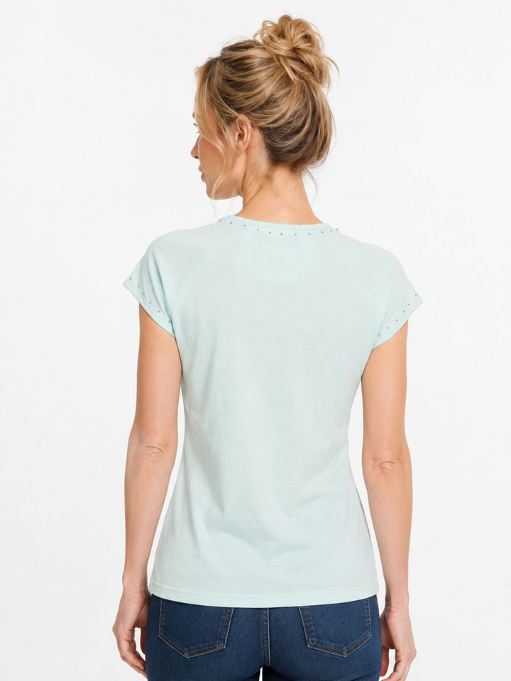 SOQUESTO Damen T-Shirt Raglanärmel