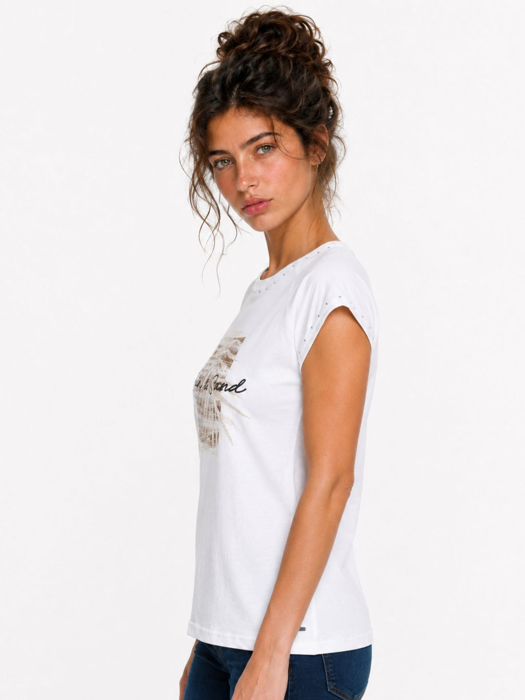 SOQUESTO Damen T-Shirt Raglanärmel