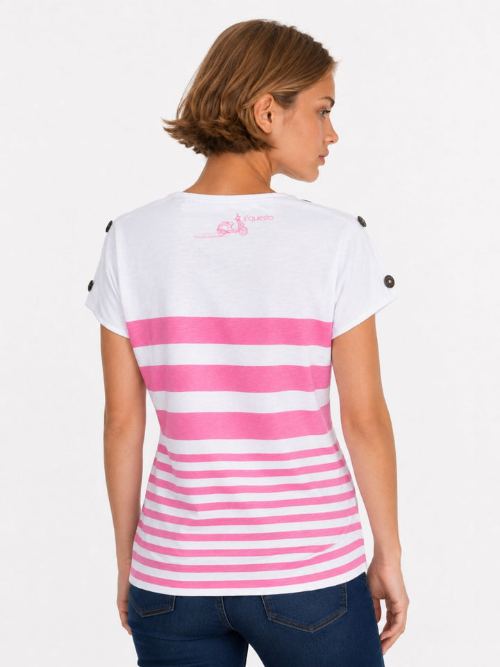SOQUESTO Damen T-Shirt maritim