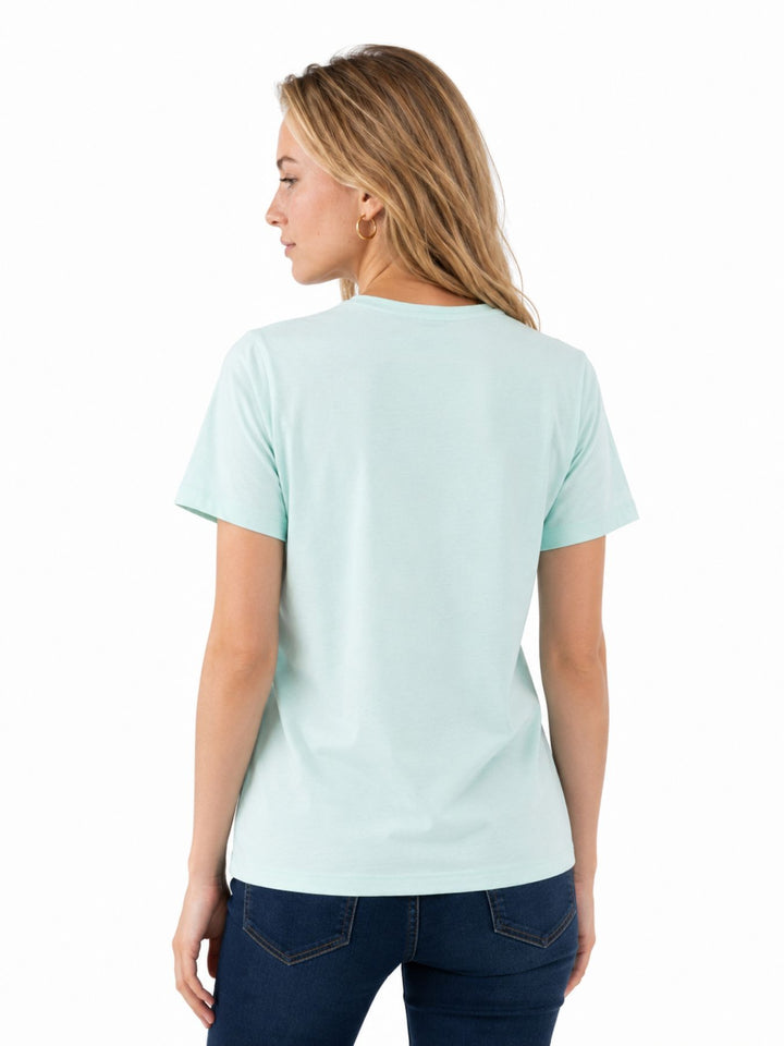 SOQUESTO Damen T-Shirt Summer Print