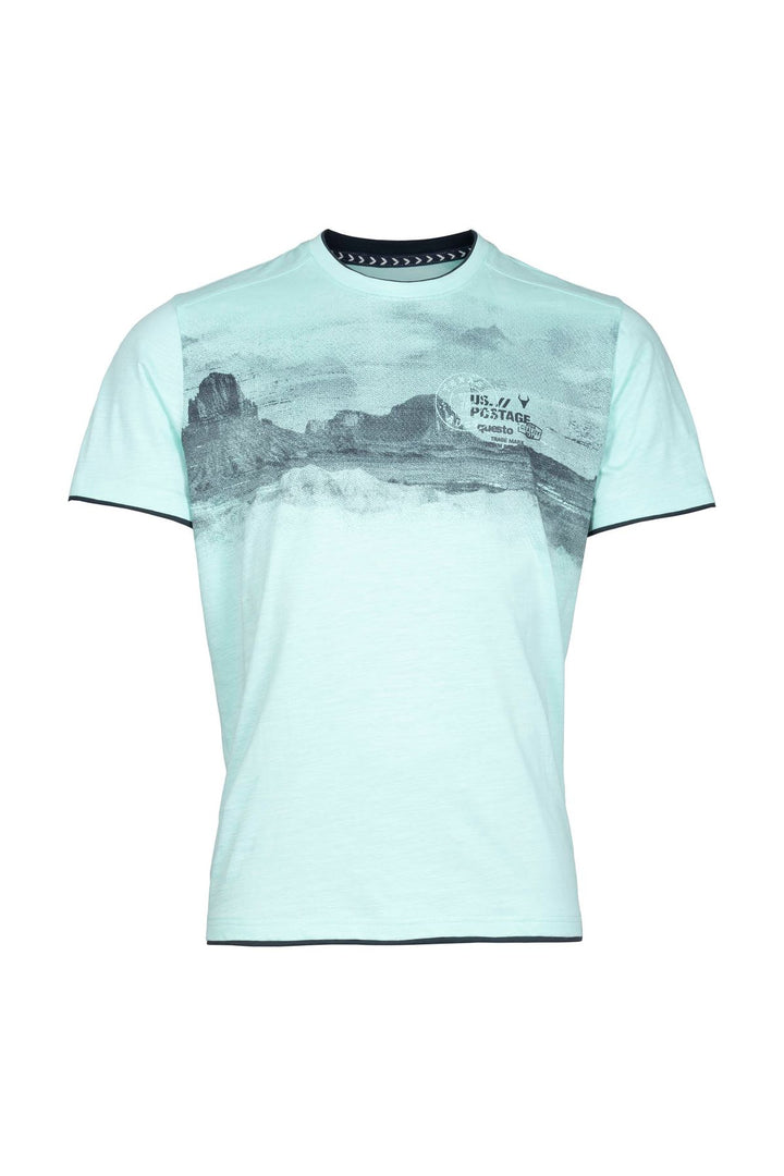 SOQUESTO Herren T-Shirt Fotoprint