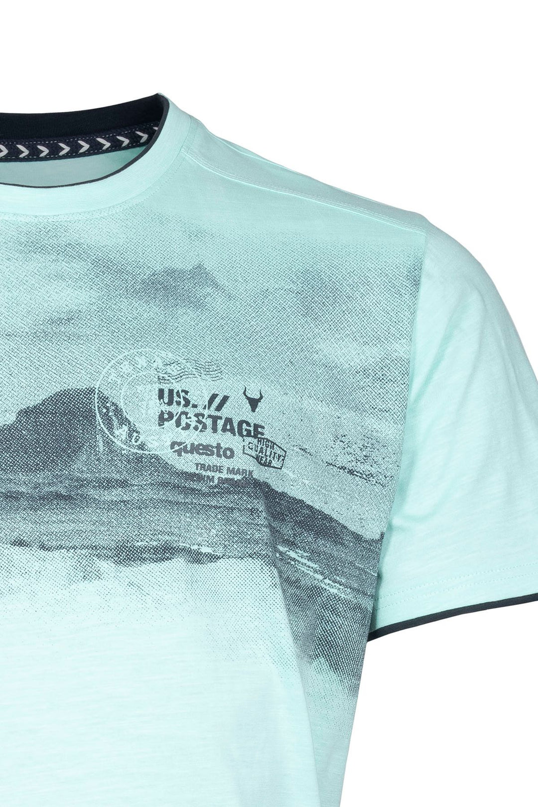 SOQUESTO Herren T-Shirt Fotoprint
