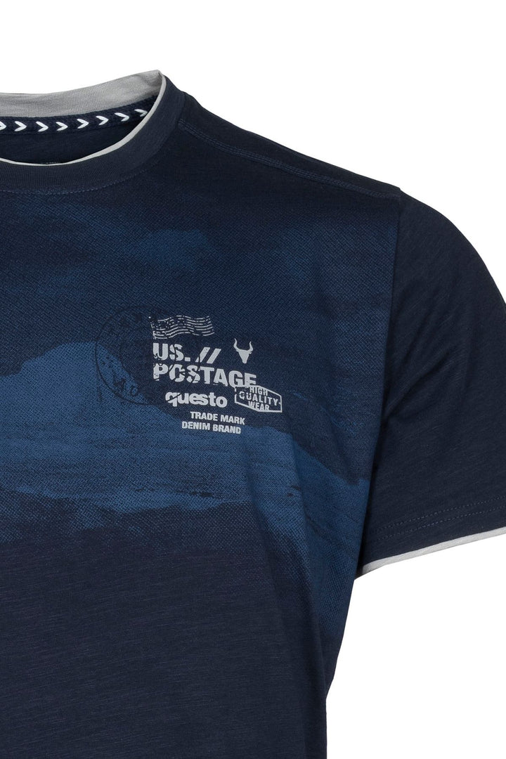 SOQUESTO Herren T-Shirt Fotoprint