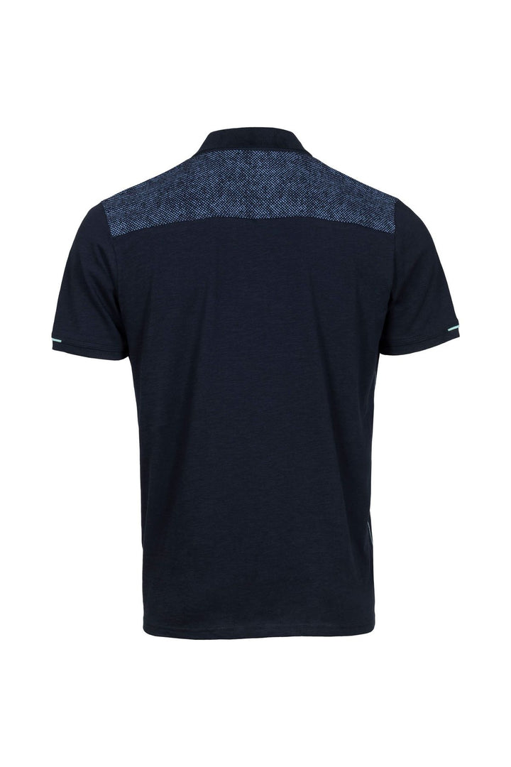 SOQUESTO Herren Poloshirt Brustprint