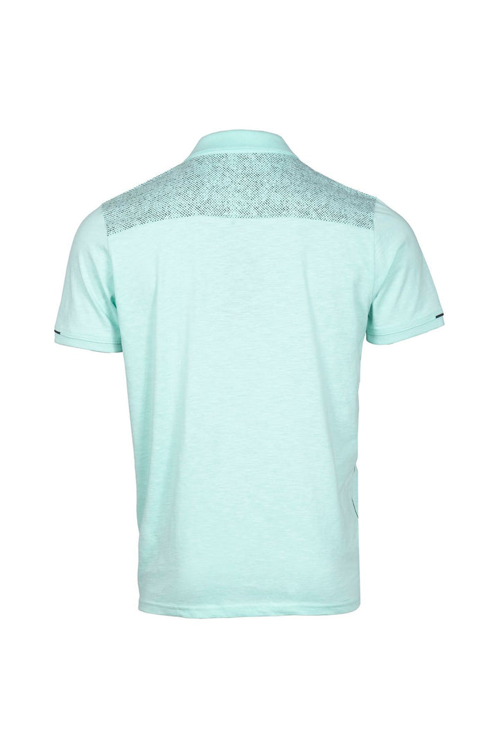 SOQUESTO Herren Poloshirt Brustprint