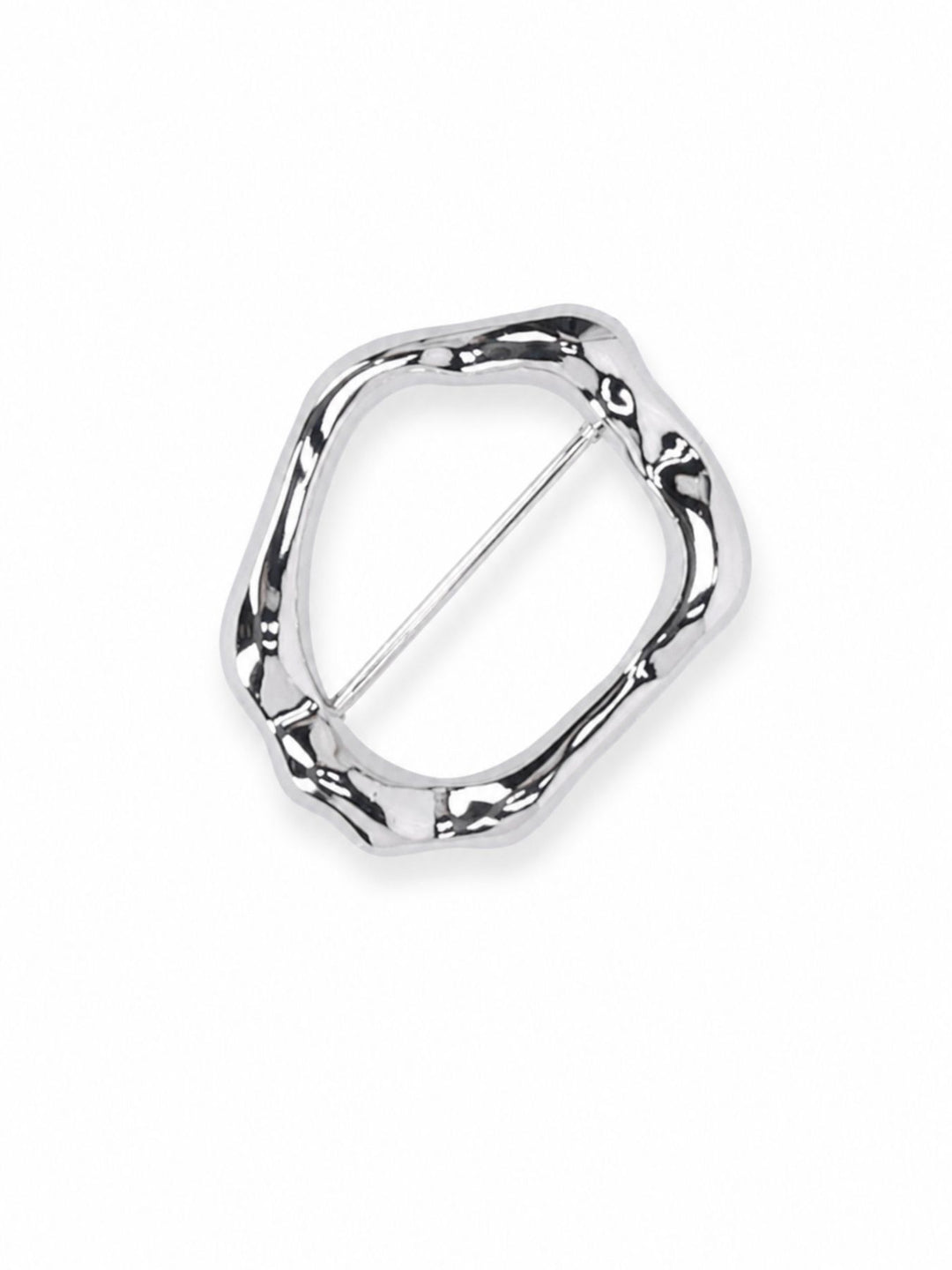Tücherring oval silber