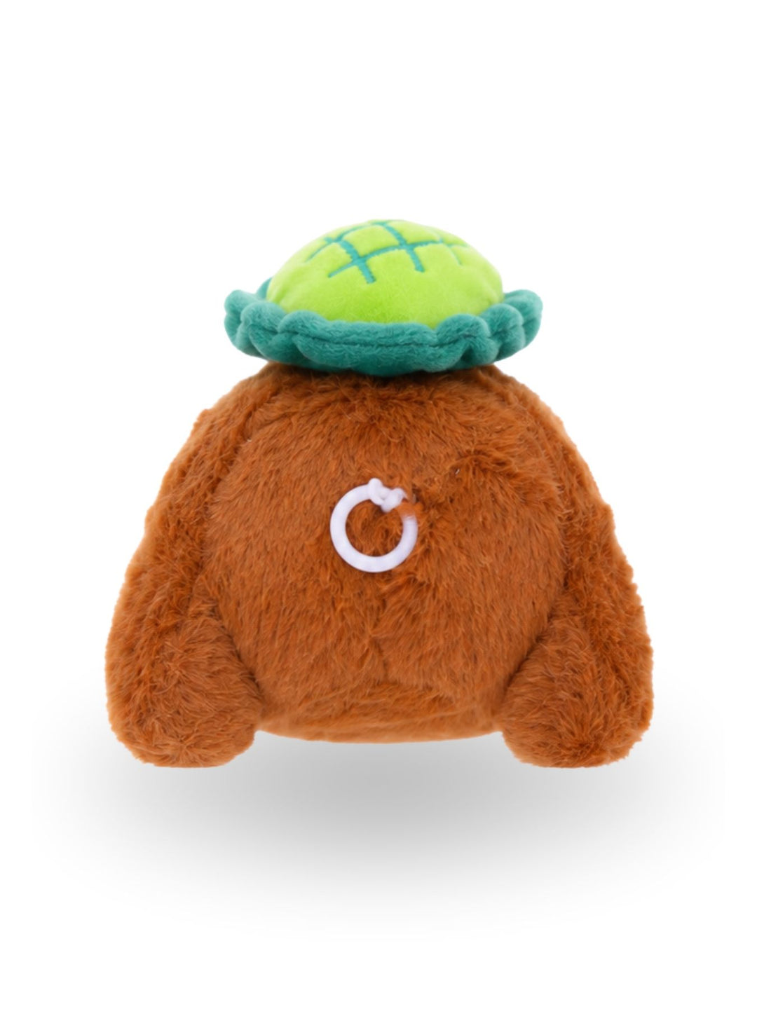 Capybara Plüsch-Schlüsselanhänger mit drehbarem Schildkrötenpanzer
