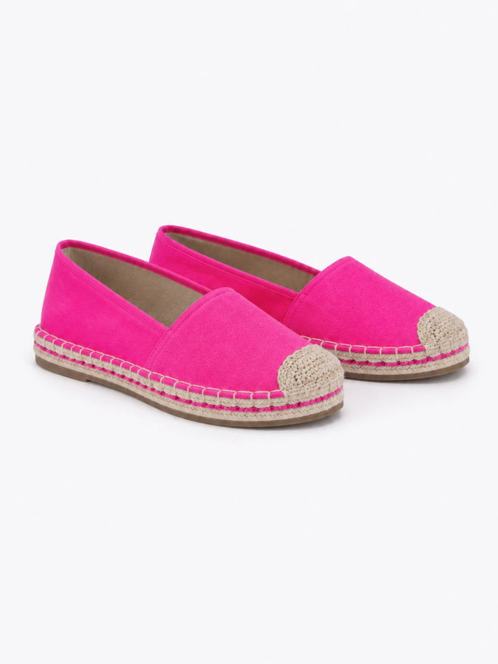 Espadrilles Stoff Pink