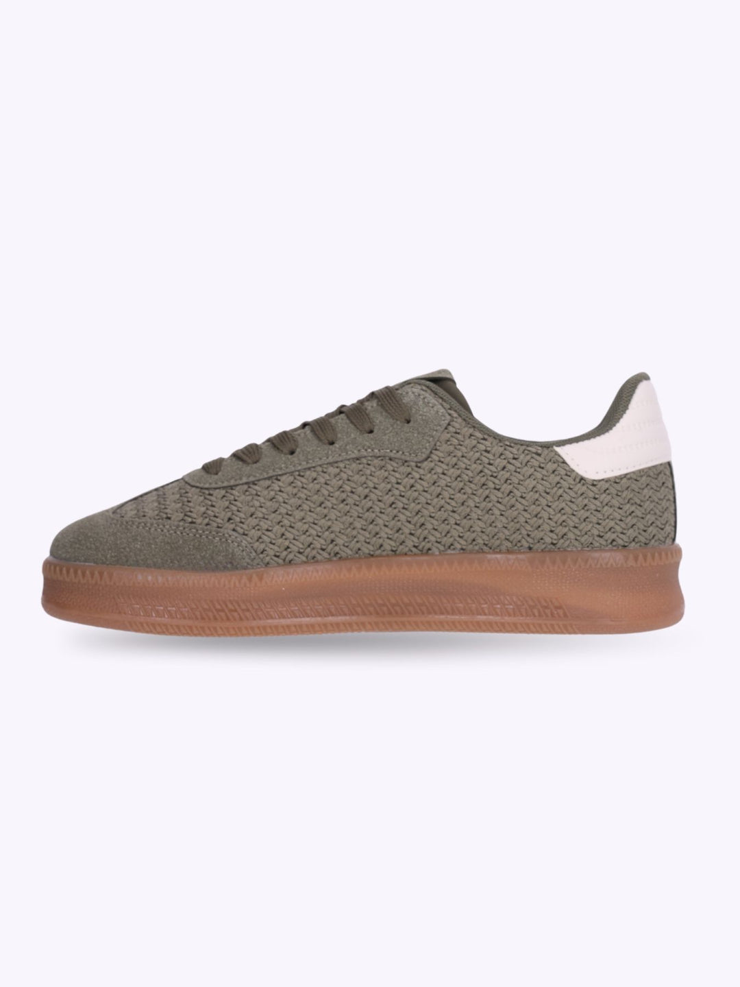 Sneaker Stoff Strickoptik