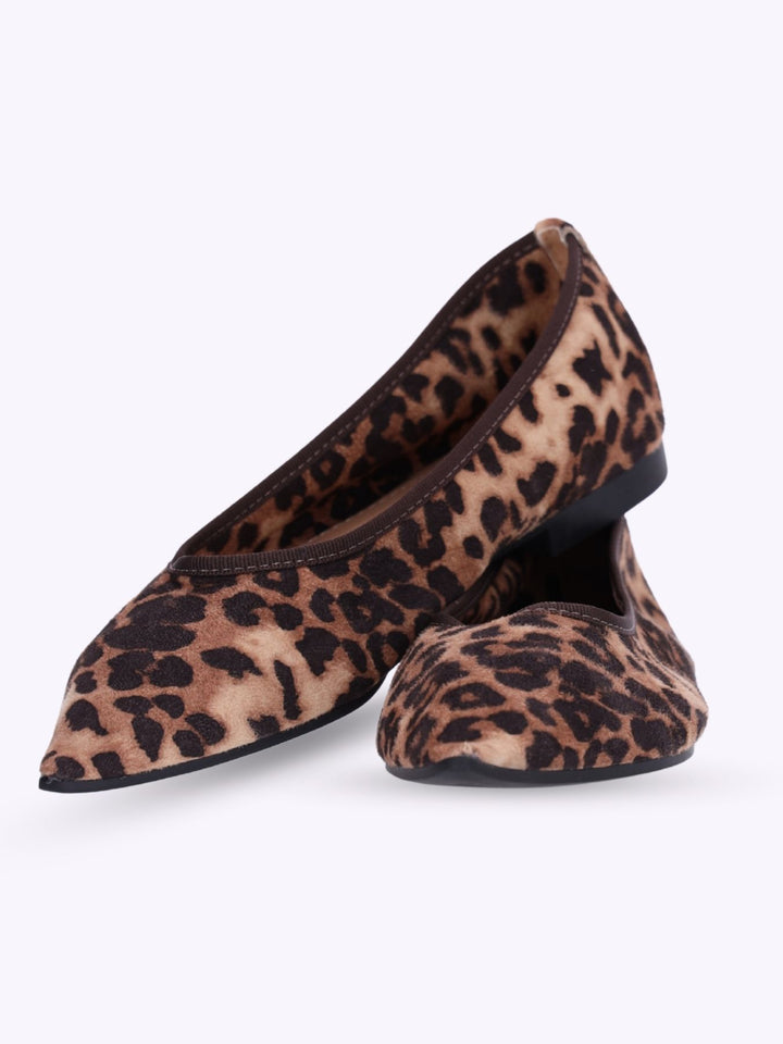 Spitze Ballerina Stoff Wildlederoptik