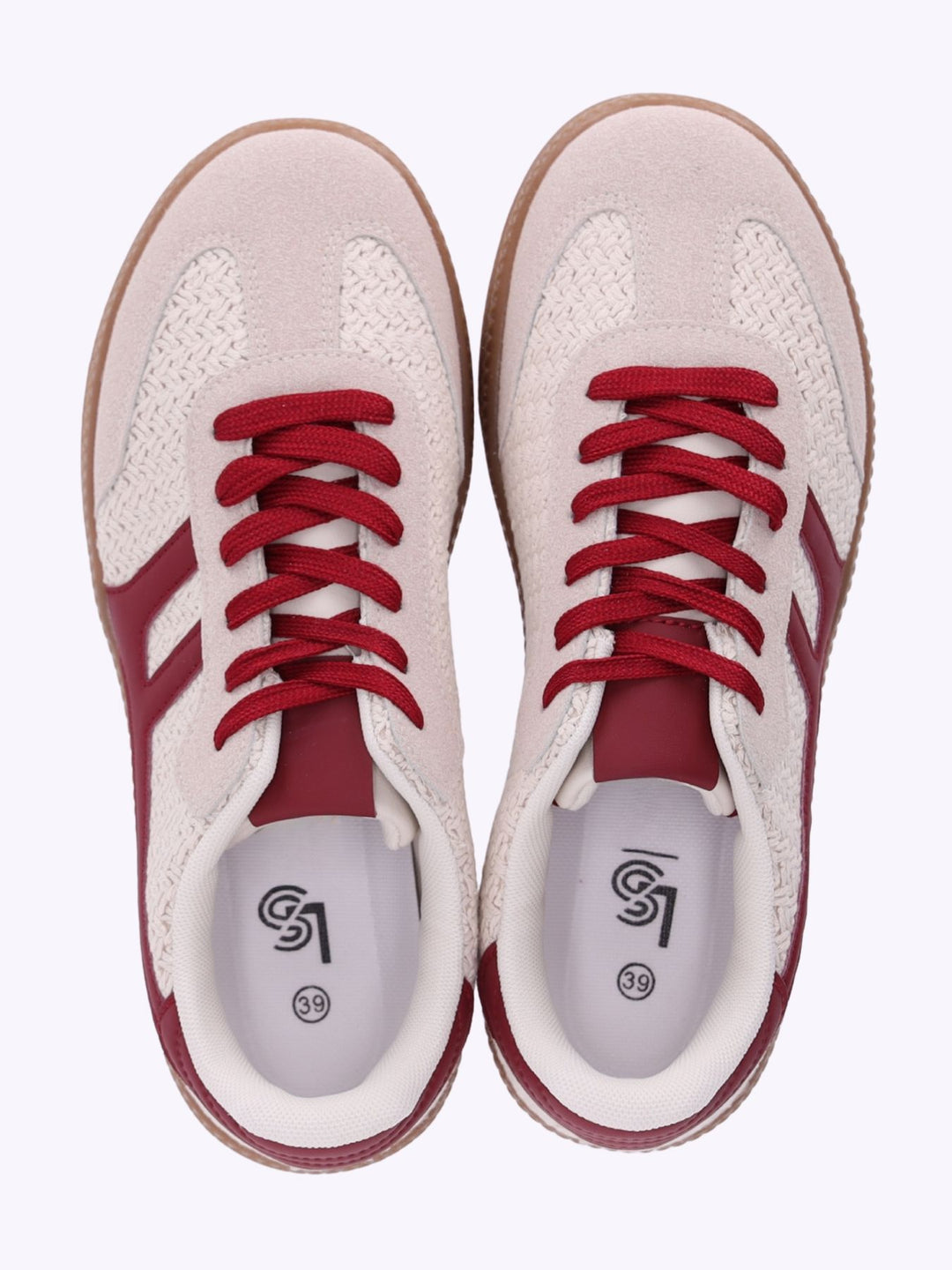 Sneaker Stoff Strickoptik