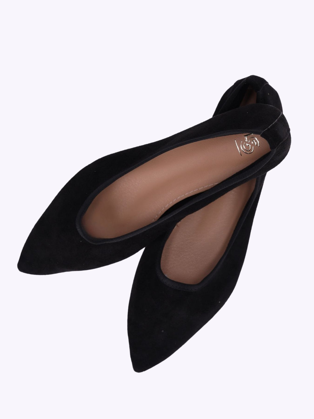 Spitze Ballerina Stoff Wildlederoptik