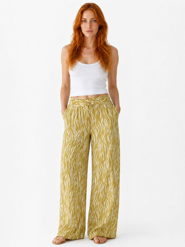 Authentic Style Damenhose Zebra-Print