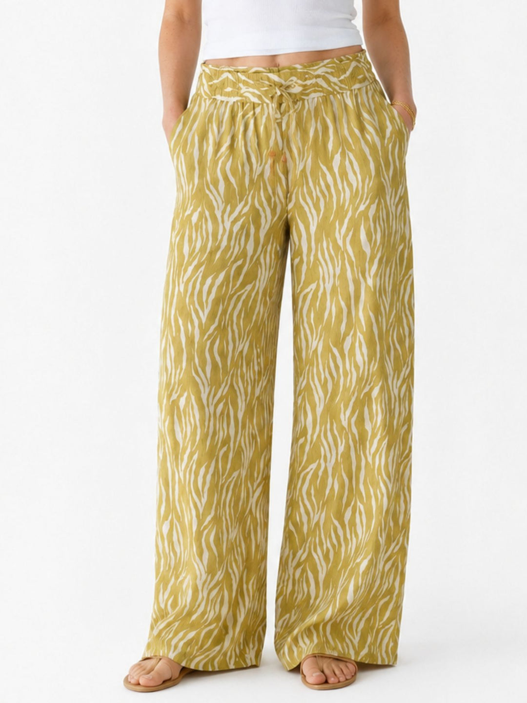 Authentic Style Damenhose Zebra-Print