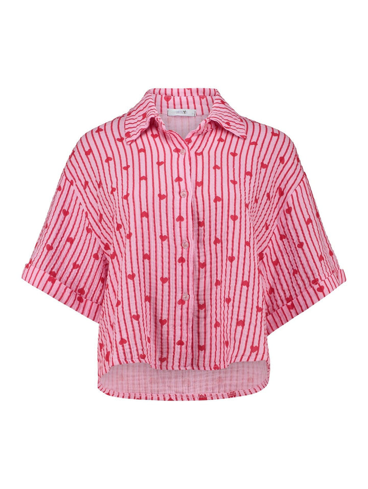 Kurzbluse Damen SS C BL No44ra