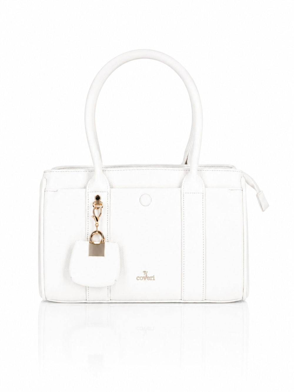 Handtasche Bowling Bag Hänkel und Trageriemen