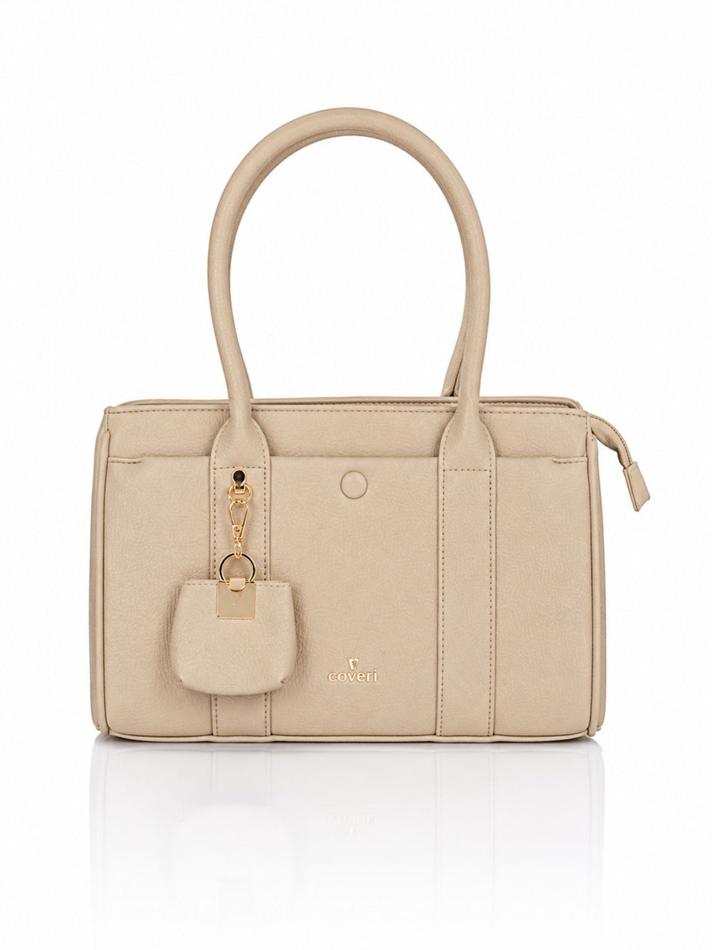 Handtasche Bowling Bag Hänkel und Trageriemen