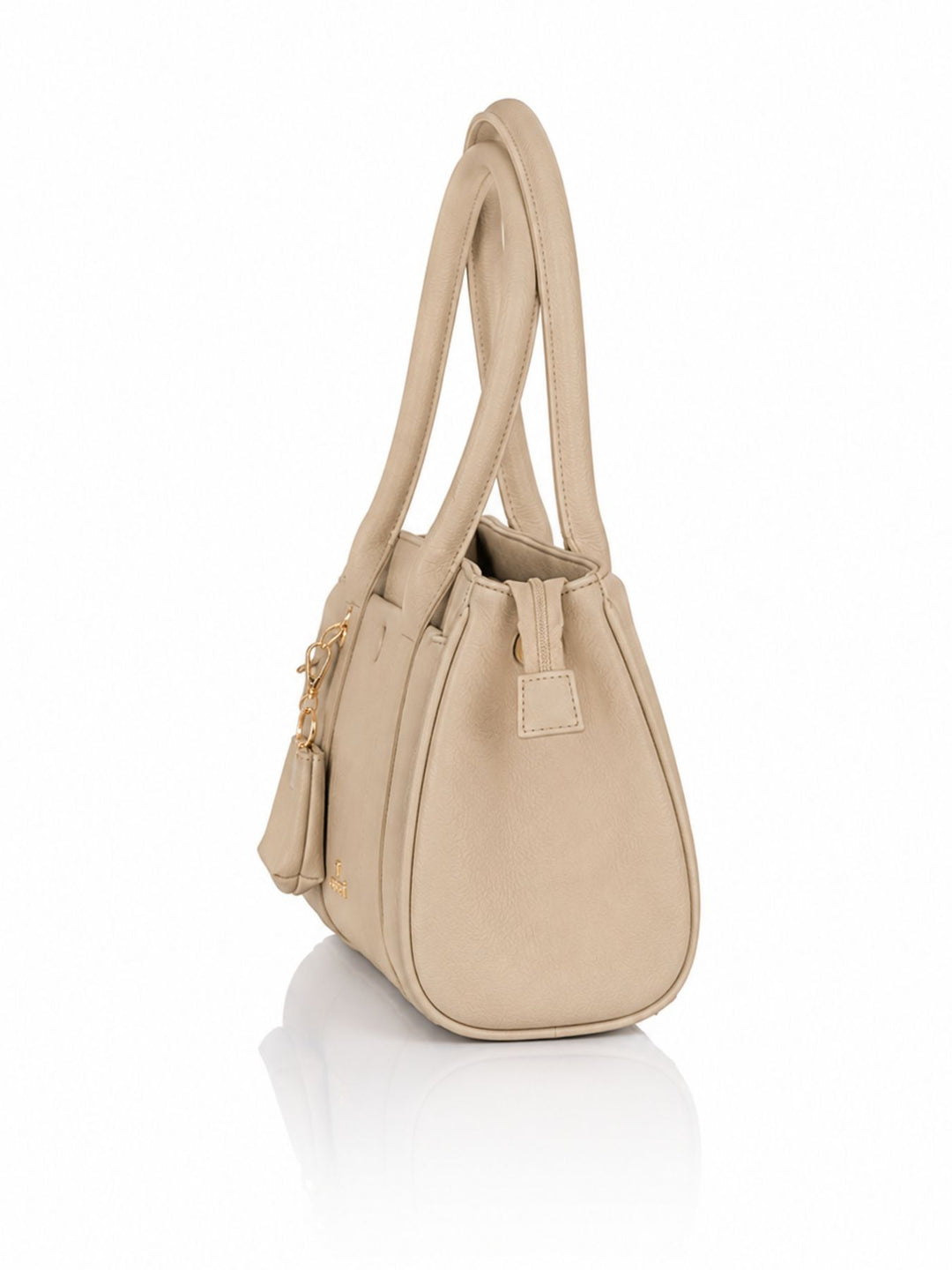 Handtasche Bowling Bag Hänkel und Trageriemen