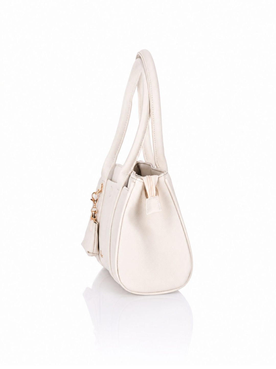 Handtasche Bowling Bag Hänkel und Trageriemen