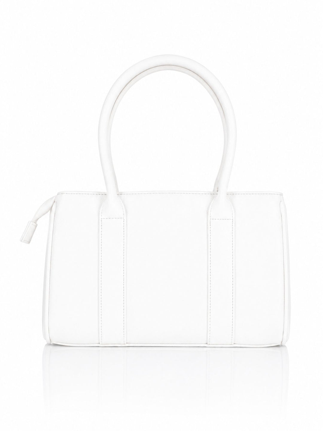 Handtasche Bowling Bag Hänkel und Trageriemen