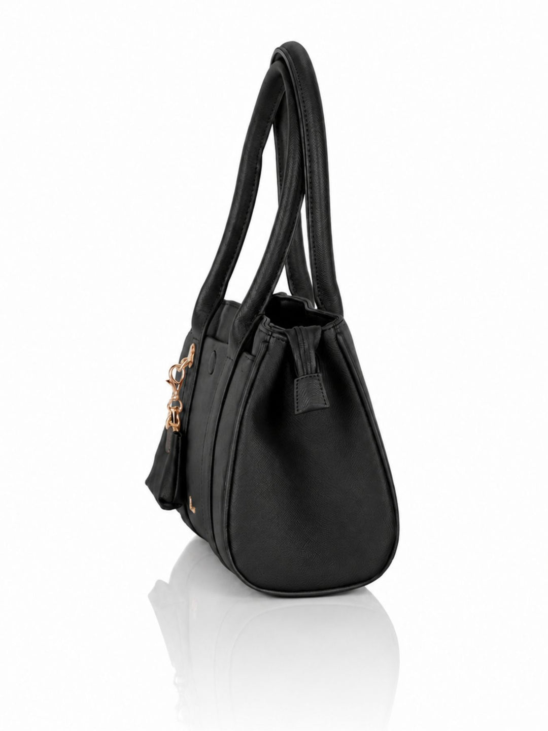 Handtasche Bowling Bag Hänkel und Trageriemen