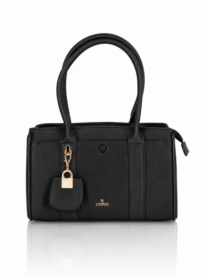 Handtasche Bowling Bag Hänkel und Trageriemen