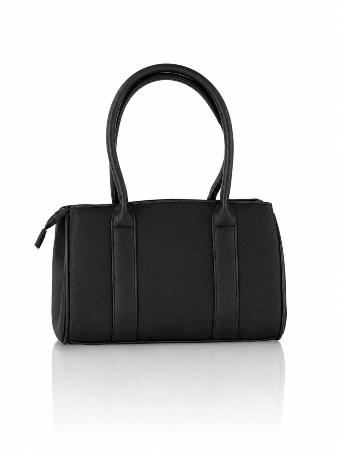Handtasche Bowling Bag Hänkel und Trageriemen