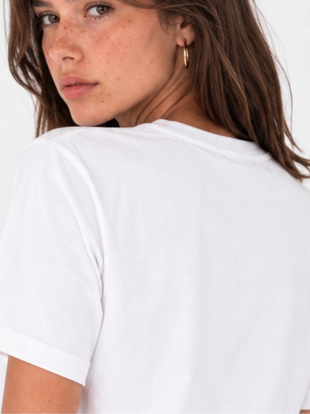 ONLBAMBOO S/S O-NECK TOP CC JRS Cloud Dancer
