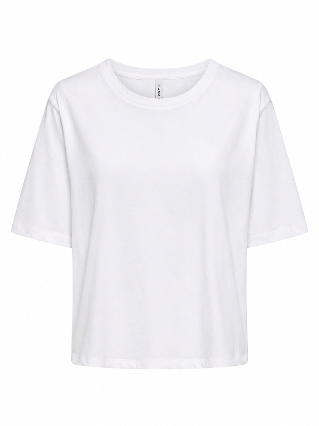 ONLBAMBOO S/S O-NECK TOP CC JRS Cloud Dancer