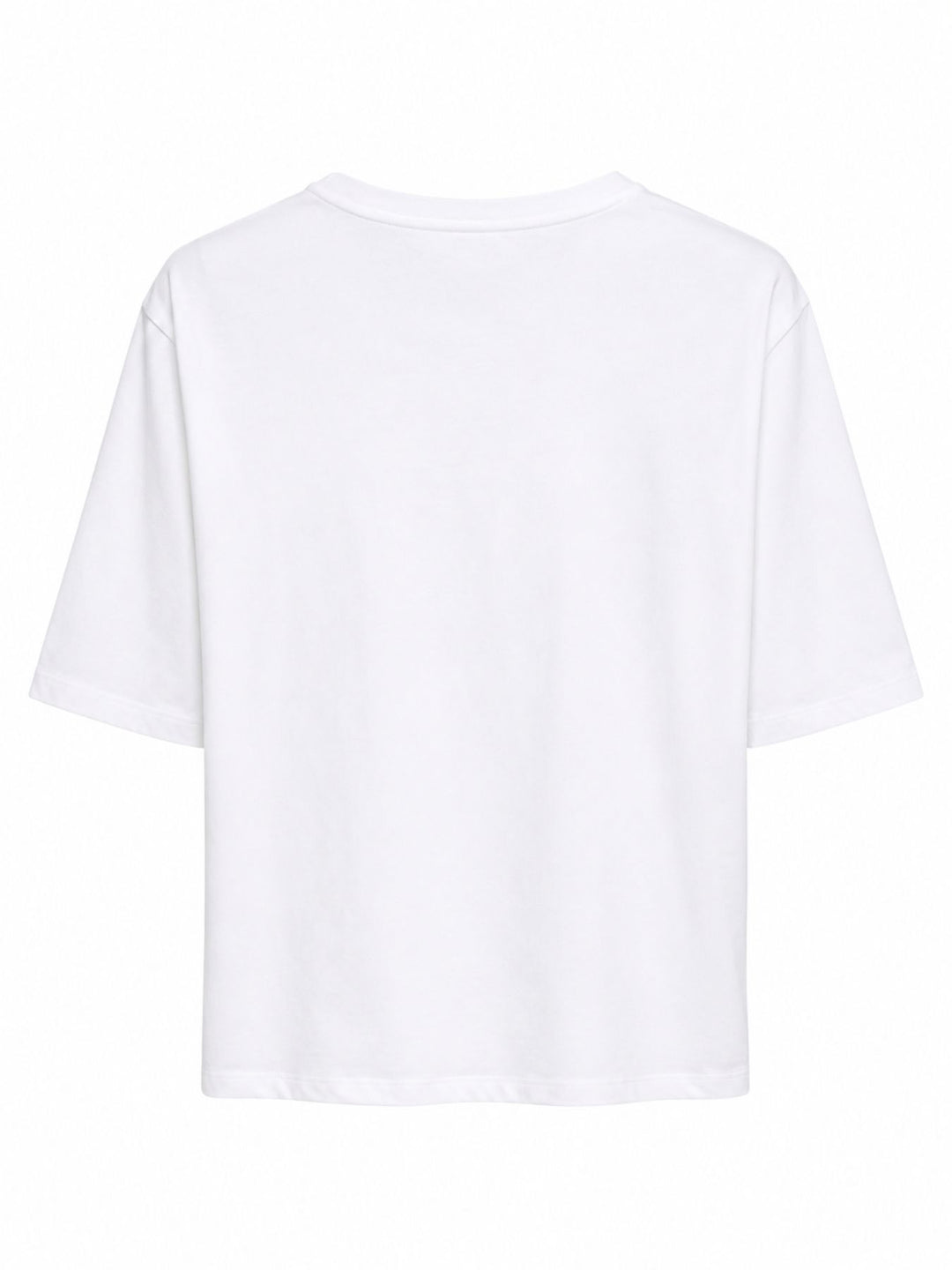 ONLBAMBOO S/S O-NECK TOP CC JRS Cloud Dancer