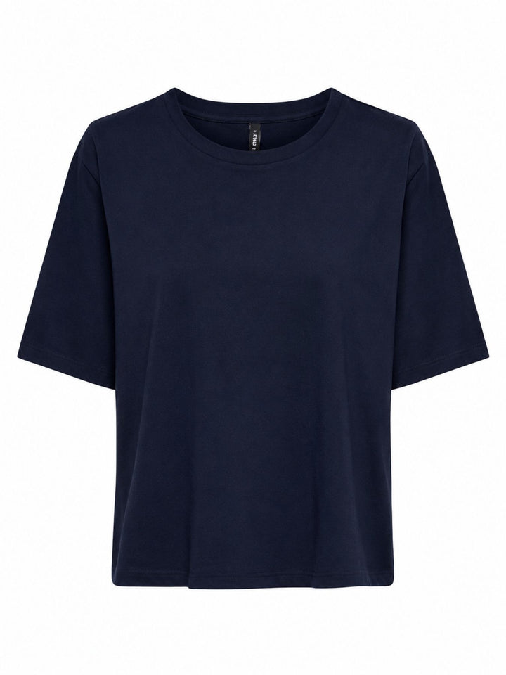 ONLBAMBOO S/S O-NECK TOP CC JRS Night Sky