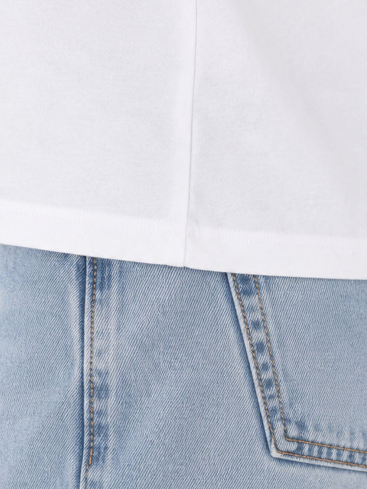 ONLBAMBOO S/S O-NECK TOP CC JRS Cloud Dancer