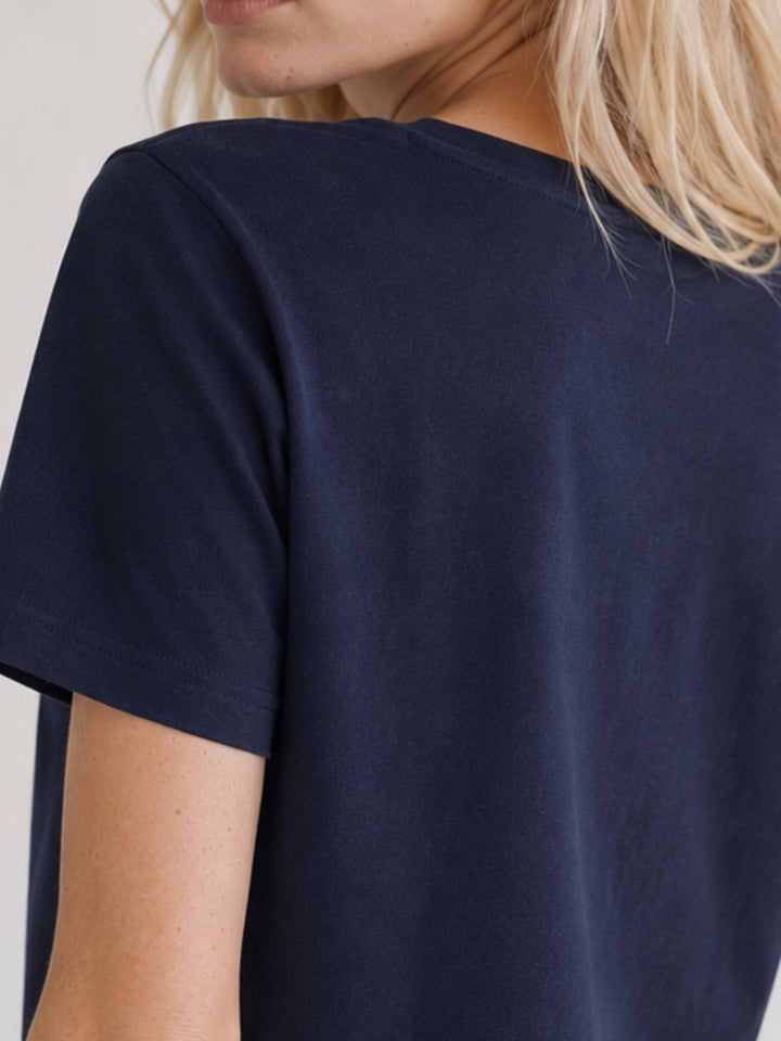 ONLBAMBOO S/S O-NECK TOP CC JRS Night Sky