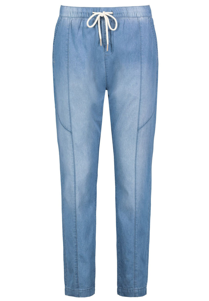 Damen Hose Denim Teilungsnaht