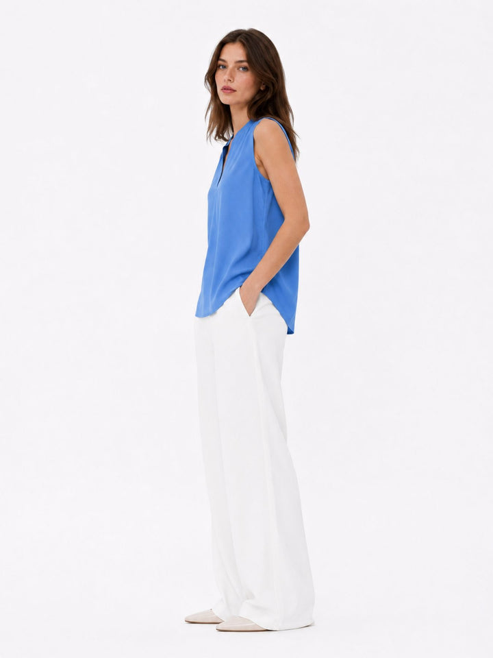 Damen, Bluse kurzarm