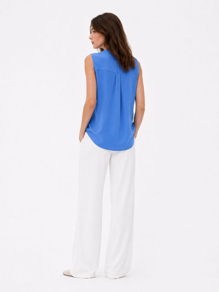 Damen, Bluse kurzarm