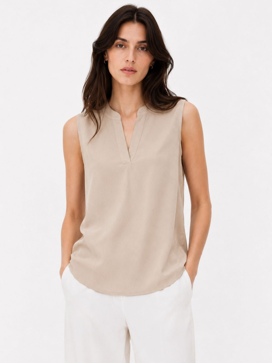 Damen, Bluse kurzarm