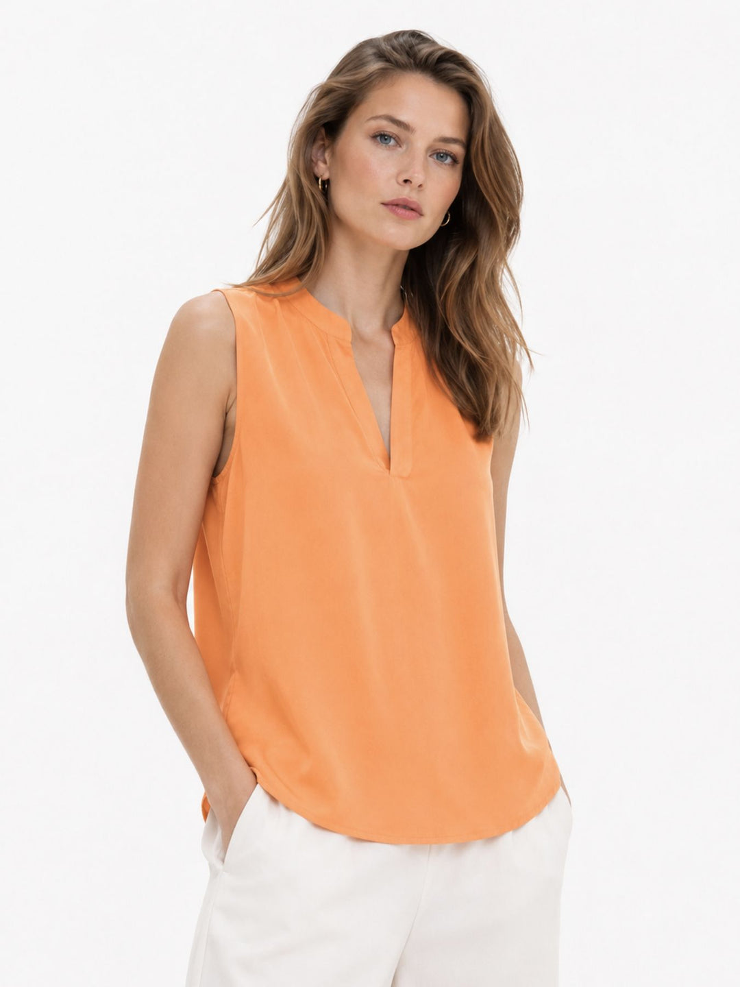 Damen, Bluse kurzarm