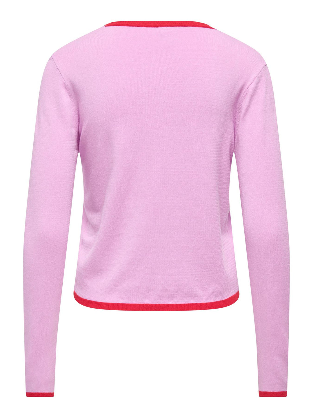 ONLCONTA LS DETAIL O-NECK CC KNT True Red/Phalaenopsis