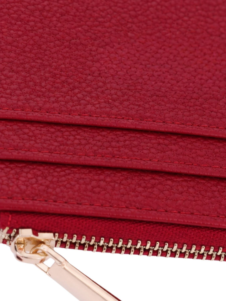 Geldbörse Kunstleder Kleingeldtasche, Karten und Geldscheintasche