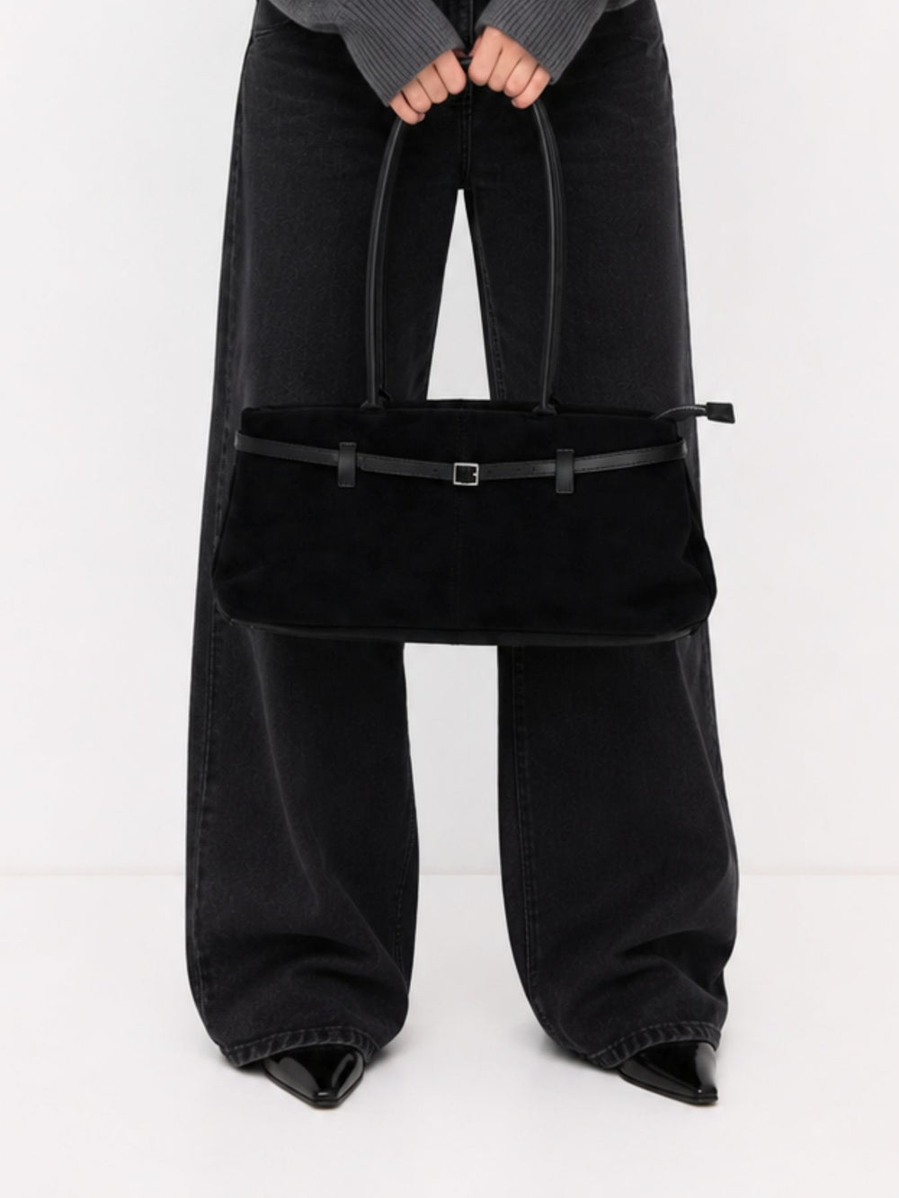 East-West Bag Veloure
