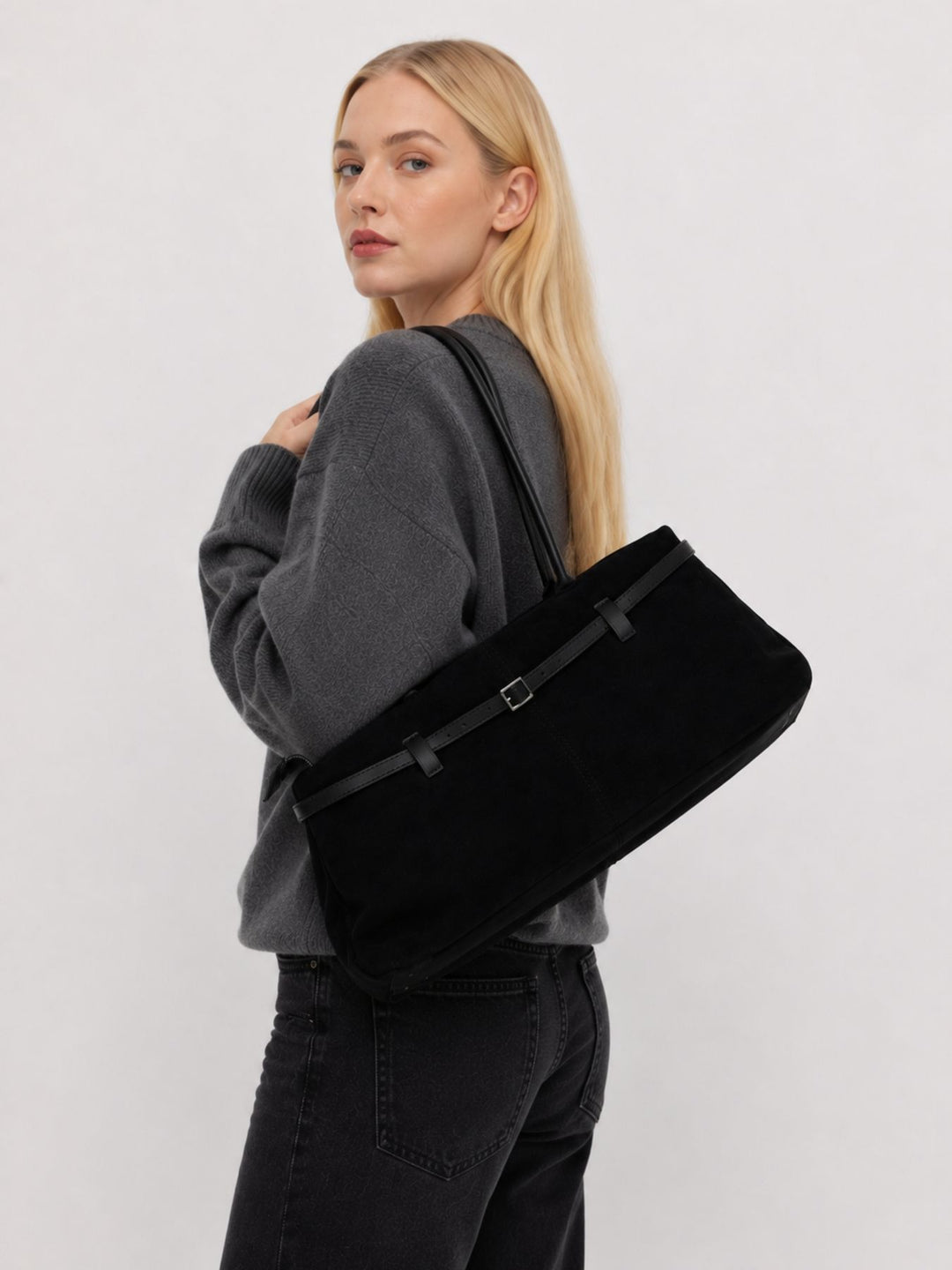 East-West Bag Veloure