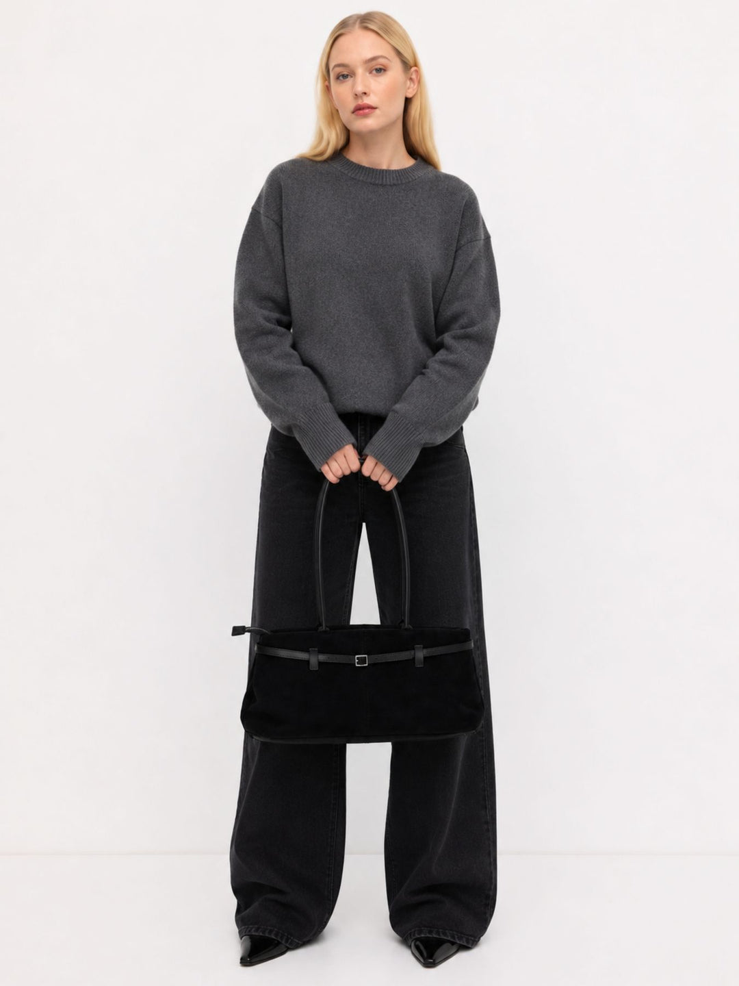 East-West Bag Veloure