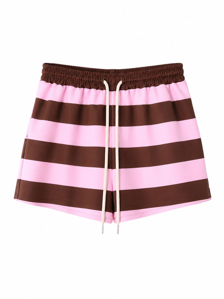 SET T-Shirt Short Blockstreifen