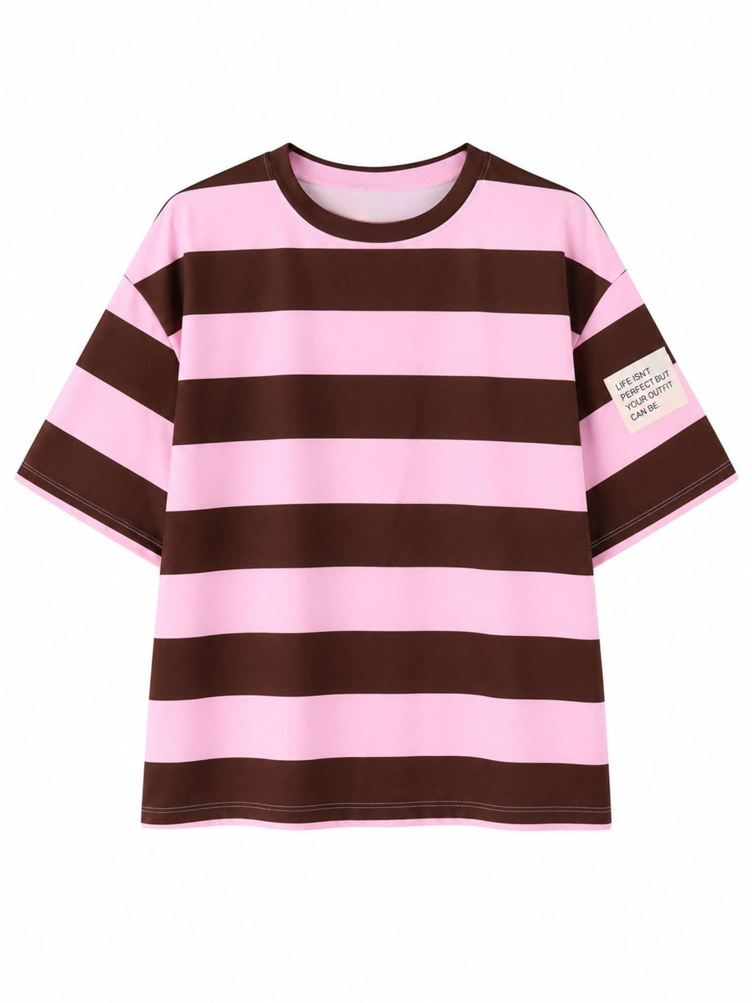 SET T-Shirt Short Blockstreifen