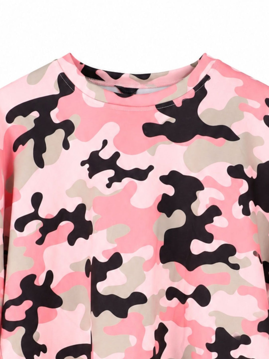 SET Damen T-Shirt und Short Camoflage