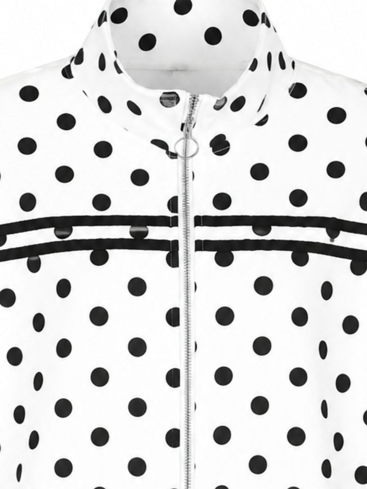 Sweatjacke Damen Punkte
