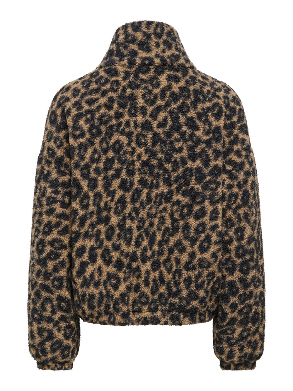 ONLTHEA TEDDY AOP JACKET CC OTW Toasted Coconut/LEO